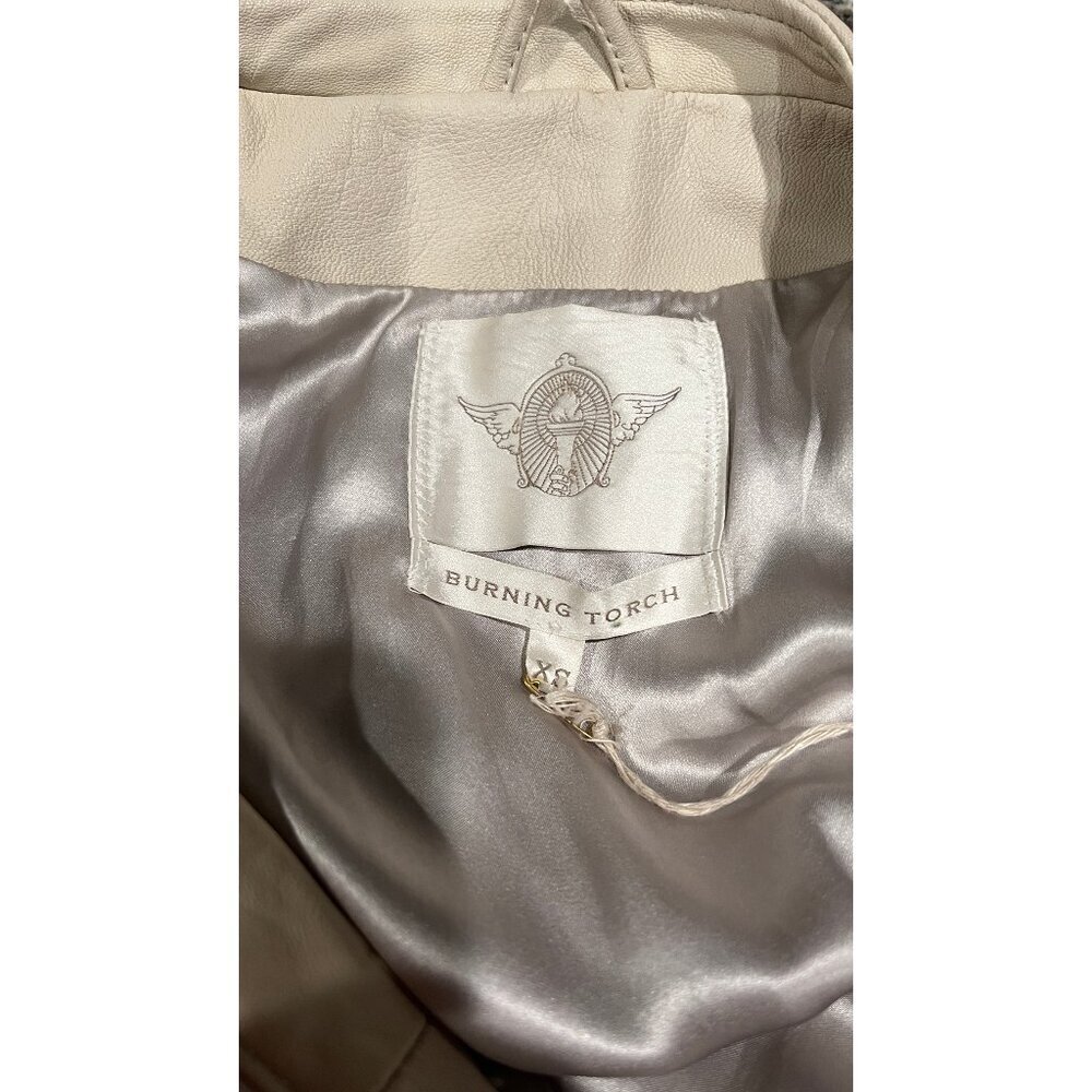 BURNING TORCH LEATHER JACKET BNWT - Picture 12 of 14
